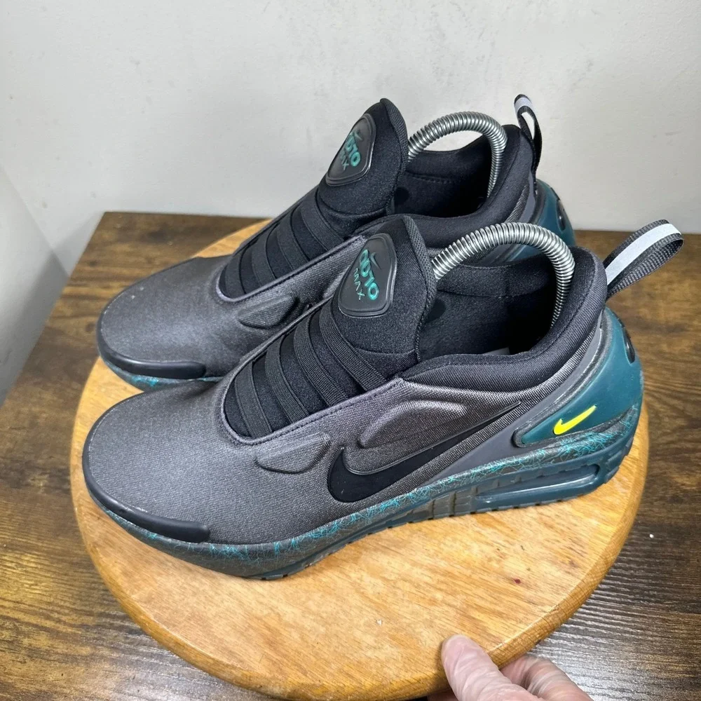Nike Air Max 270 Bowfin Mens Shoes Black Yellow Size 8.5 CI5018-001 untested